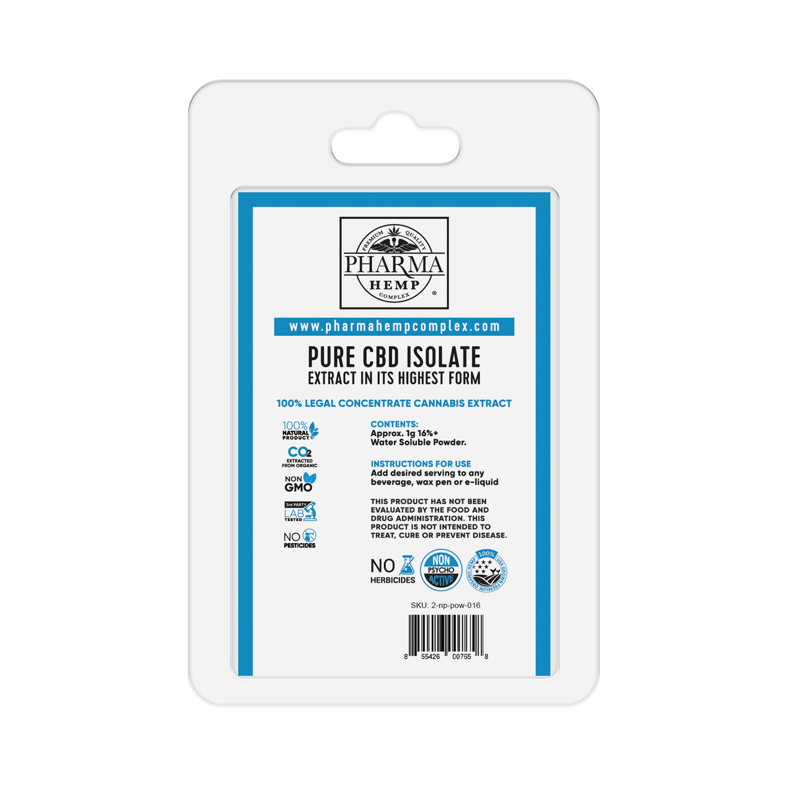 Pharma Hemp Complex Nanoparticle CBD Powder - Image 2