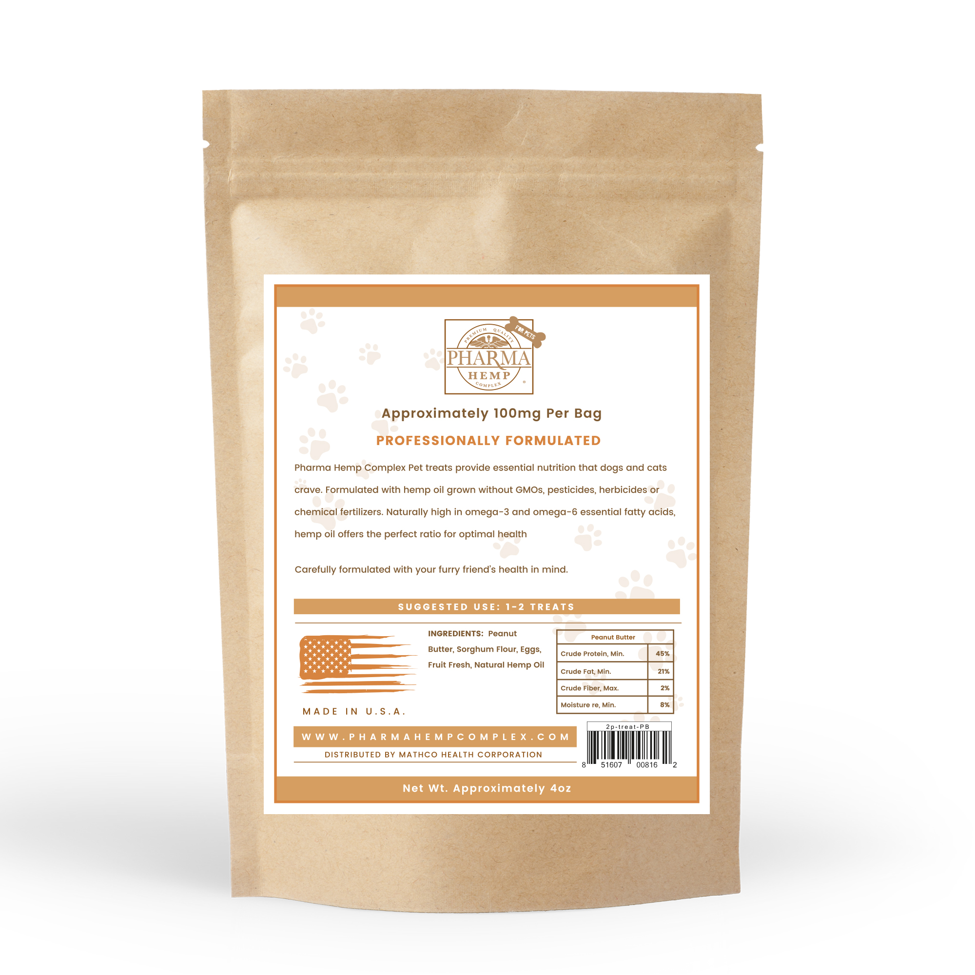 CBD Oil Peanut Butter Dog Treats - Image 2